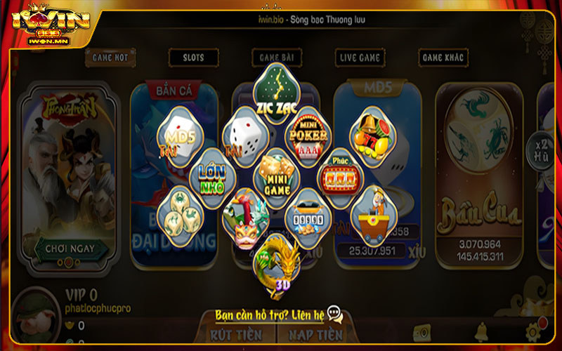 Những điểm nổi trội nhà cái iWin